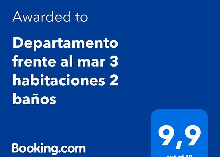 Departamento Frente Al Mar 3 Habitaciones 2 Banos